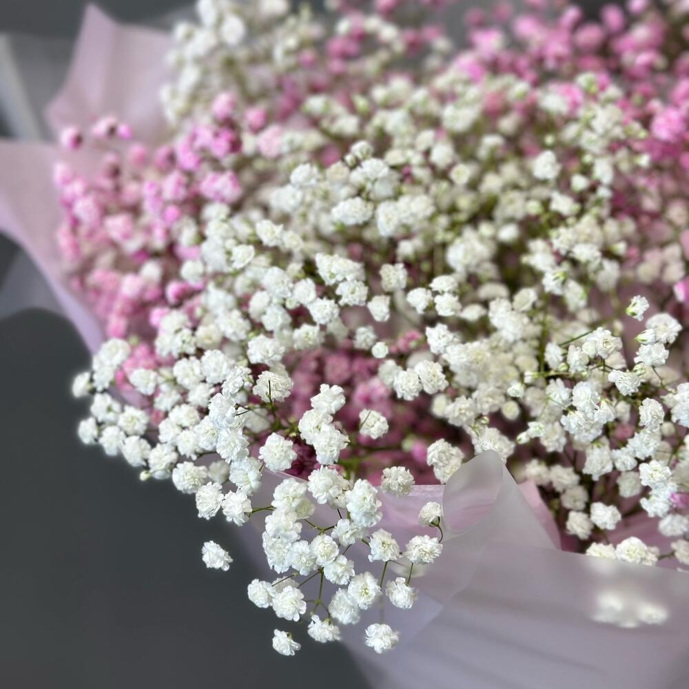 Нежное букет гипсофилой