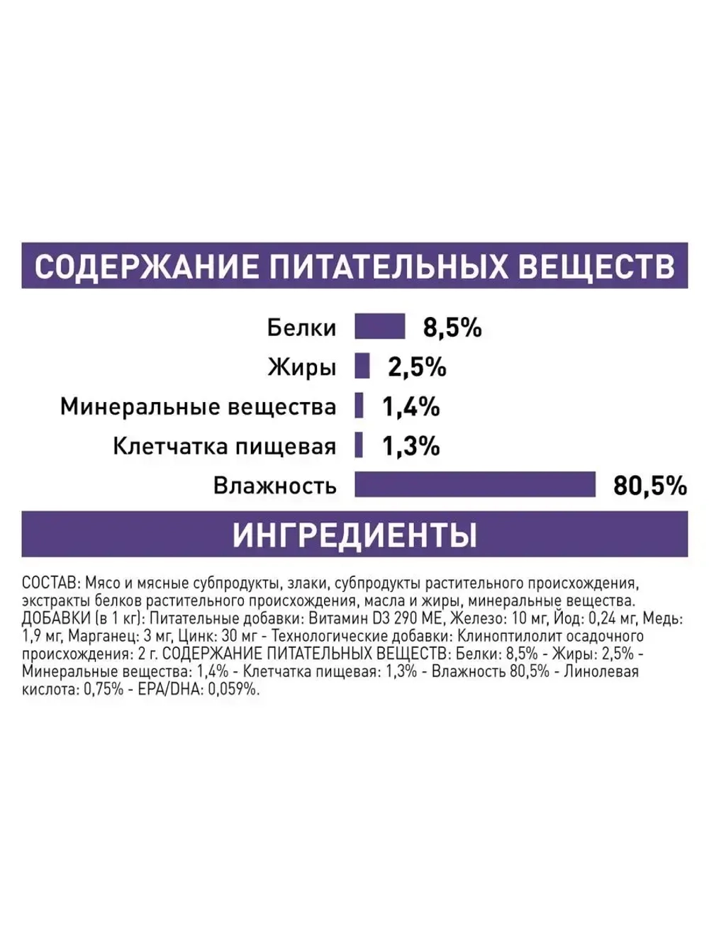 NEUTERED ADULT влажный корм для собак