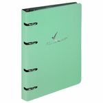 Тетрадь на кольцах А5 160х212 мм, 120 листов, картон, фольга, клетка, BRAUBERG, "Pastel", 404734