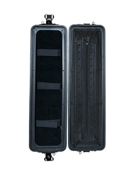 Короткий рэковый кейс 2 юнита 390мм LDPE +сумочка+ложемент в крышке| LDPE RACK2U390 | Внут. размеры 485*350*100мм