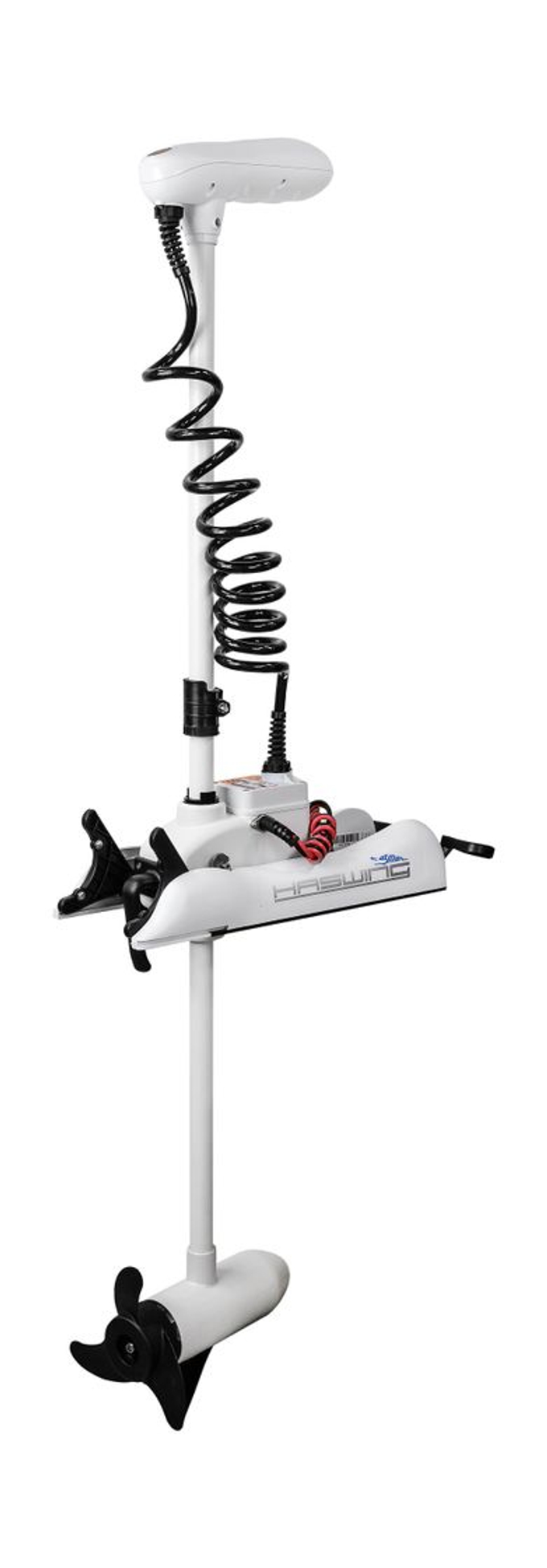 Троллинговый электромотор Haswing Cayman B 55 lbs/152 см/12v/GPS (электроякорь), белый