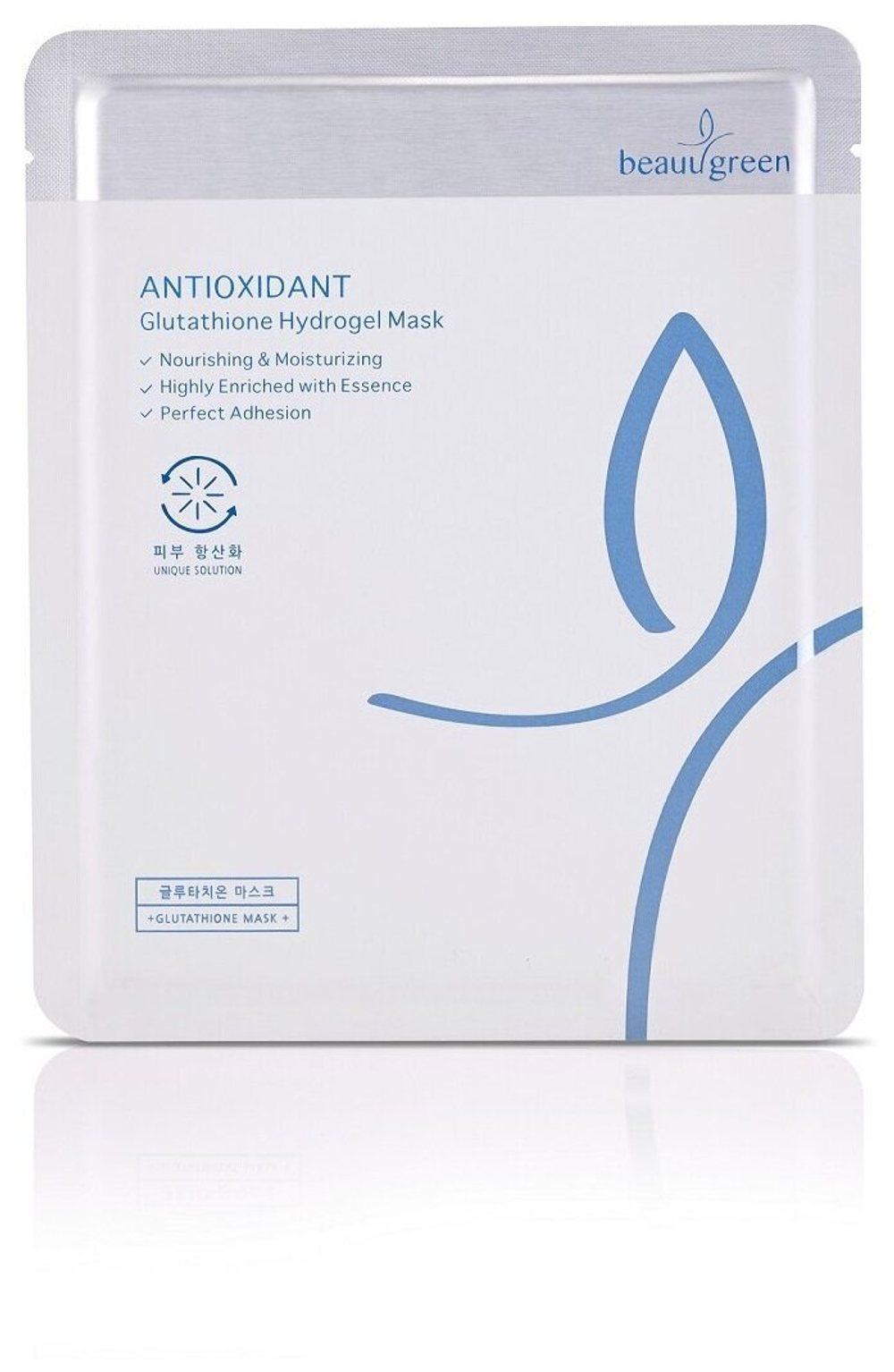 Гидрогелевая детокс-маска с глутатионом Beauugreen Vitalizing Glutathione Hydrogel Mask, 30ml
