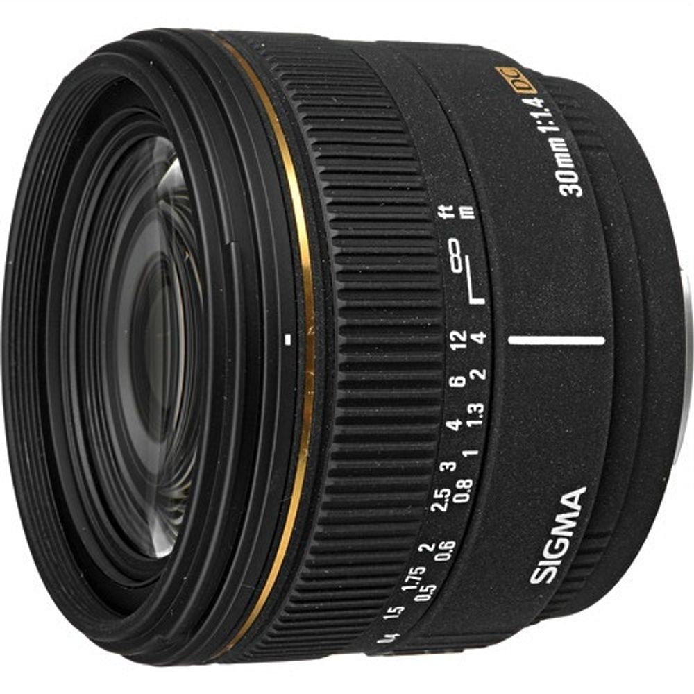 Объектив Sigma AF 30mm f/1.4 EX DC HSM Black для Nikon