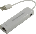 Адаптер USB 2.0 --> UTP 100Mbps+ 3-port USB2.0 Hub