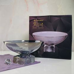 Lenardi 200-128 Фруктовница 21,5см на ножке в под.уп. (х12)Стекло