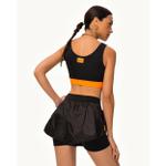 ОДЕЖДА ДЛЯ ТЕННИСА Женская, Топ RAQUETA BRIGHT AND BLACK .