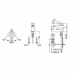 Смеситель для биде Toto Jewelhex Faucet TRG02301R