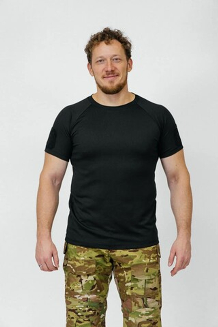 Футболка АКТИВ влагоотводящая ArmyProject Чёрная