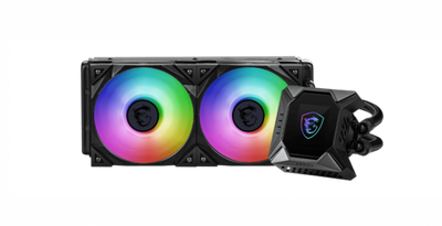 Водяное охлаждение для CPU MSI MPG CORELIQUID K240 V2. Socket Intel/AMD, 4pin, Fan 2x120см, ARGB