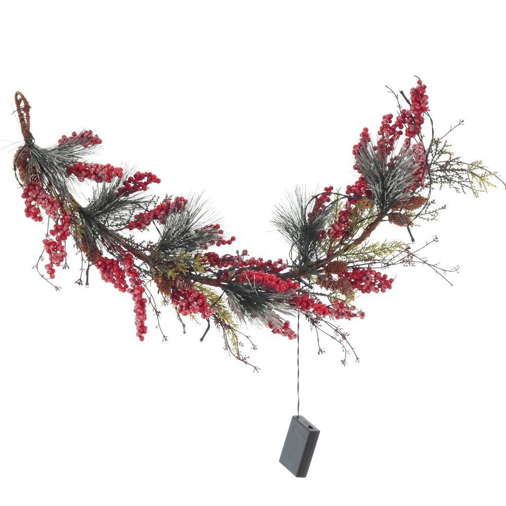 GAEM Изделие декоративное с подсветкой "Гирлянда" (3хАА, н/п), L85 W10 H25 см