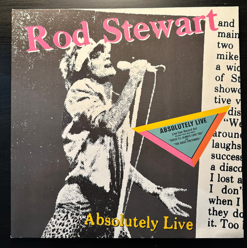 Rod Stewart - Absolutely Live 2LP (Скандинавия 1982г.)