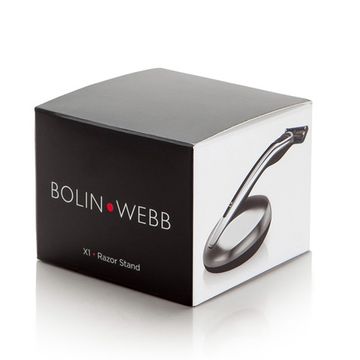 Подставка для бритвы Bolin Webb X1, серебристая (витринный образец)