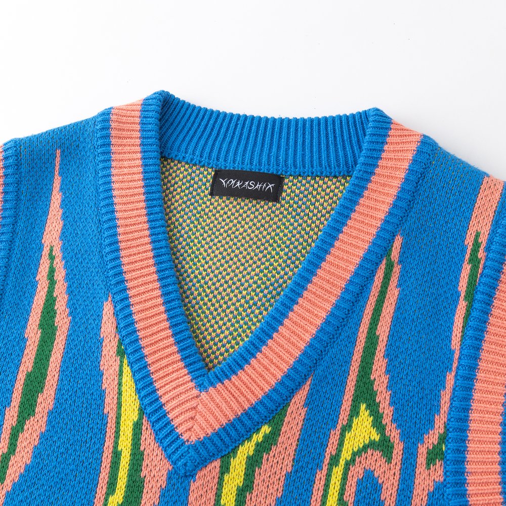 ЖИЛЕТ ВЯЗАНЫЙ YMKASHIX HELLCOME