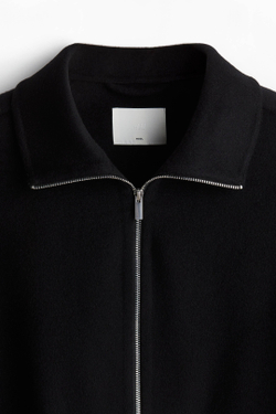 H&M Шерстяная куртка ручной работы, черный