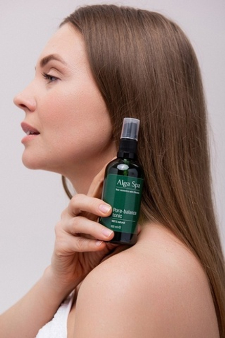 Тоник балансирующий для сужения пор Chlorella на основе живой суспензии микроводоросли , ТМ ALGA SPA