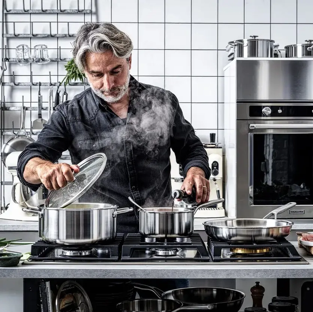 KitchenAid Кастрюля Multi-Ply 20 см 3,1 л с крышкой