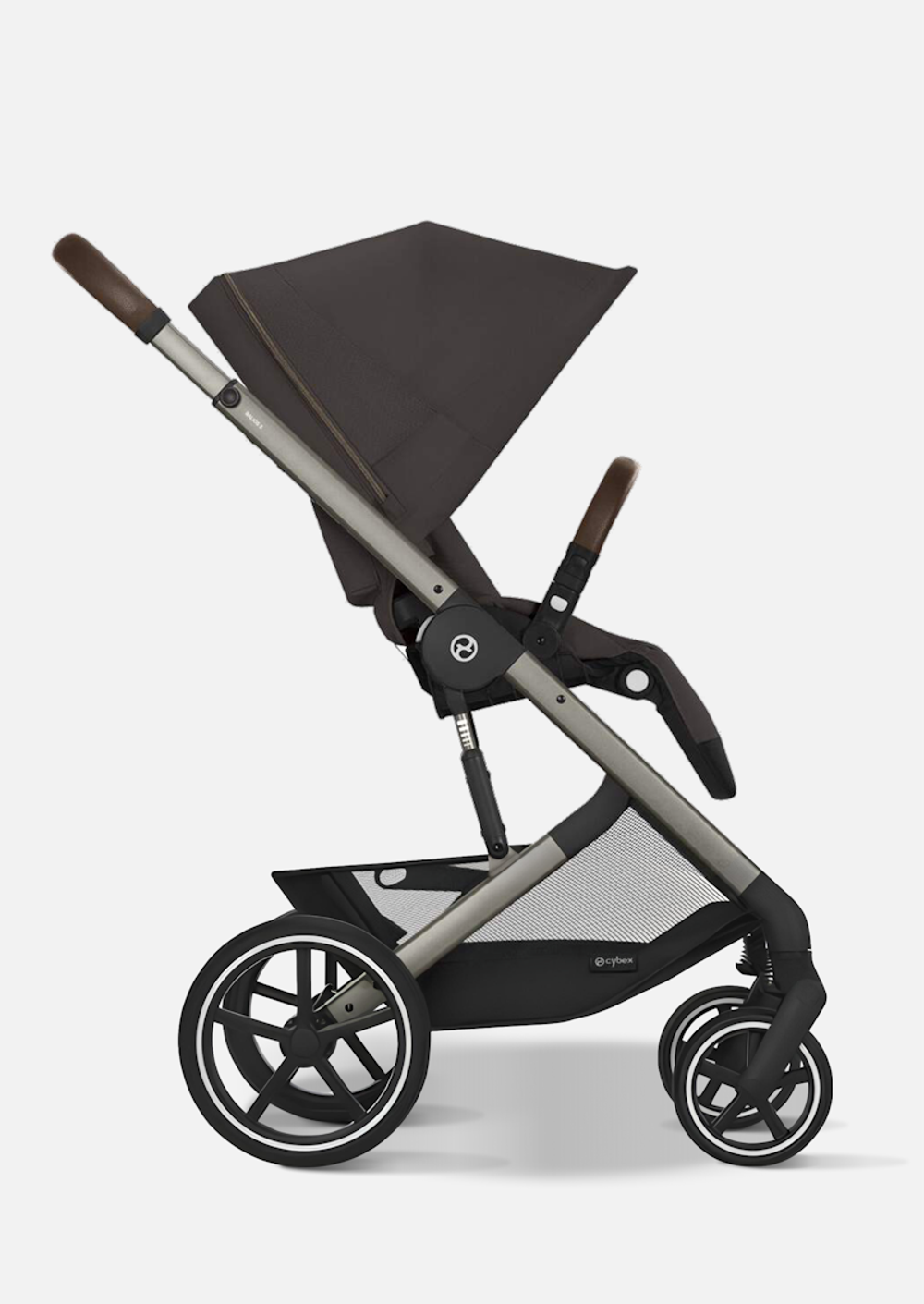 Cybex Детская коляска Balios S Lux BLK 2 в 1 цвет Chocolate Brown