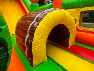 Коммерческий надувной батут « Спелый абрикос», 10*6*5 м