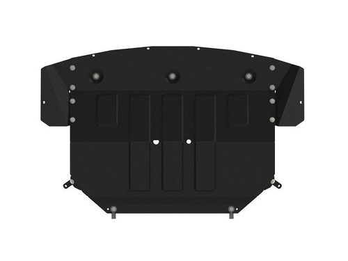 Защита картера двигателя, КПП (2 мм, сталь) для Mercedes Sprinter 2018- (V = 2.1d AT/FWD) Sheriff.13.4467