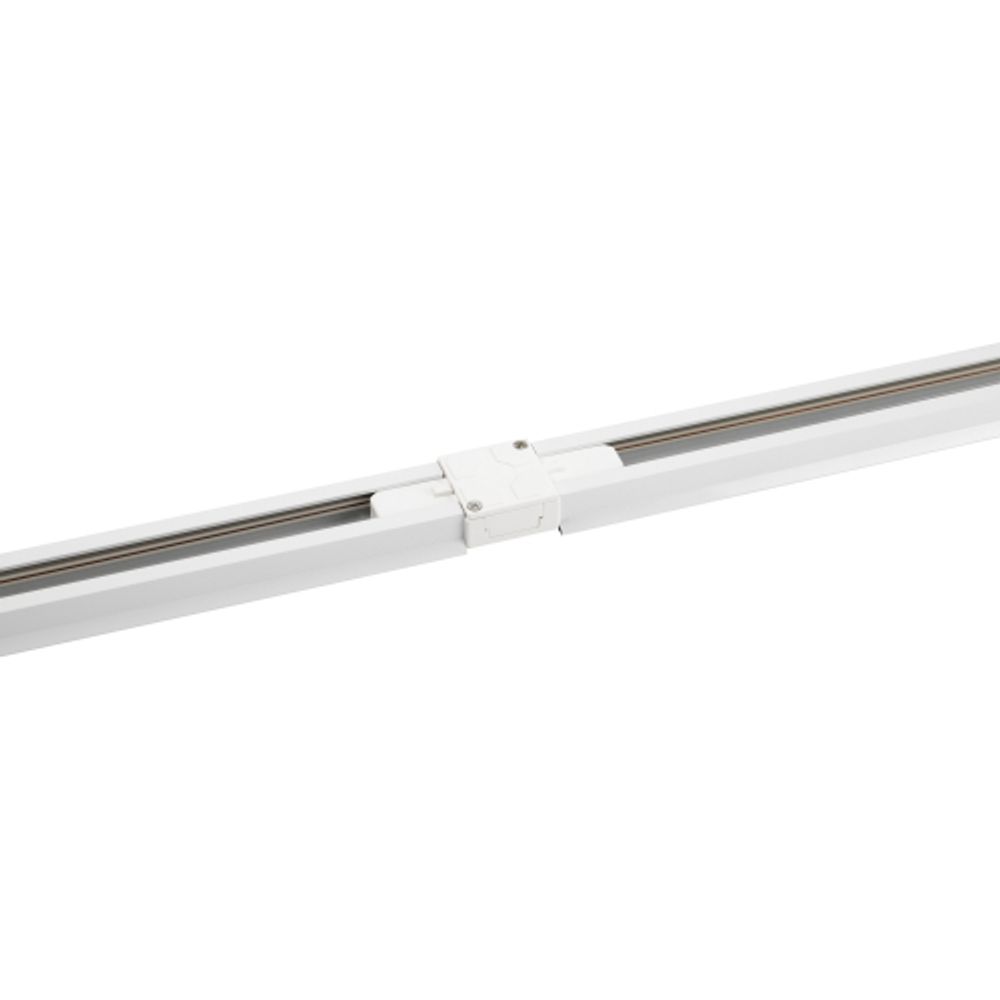 Коннектор питания ЭРА TR7-C 2W I WH для однофазного шинопровода прямой белый