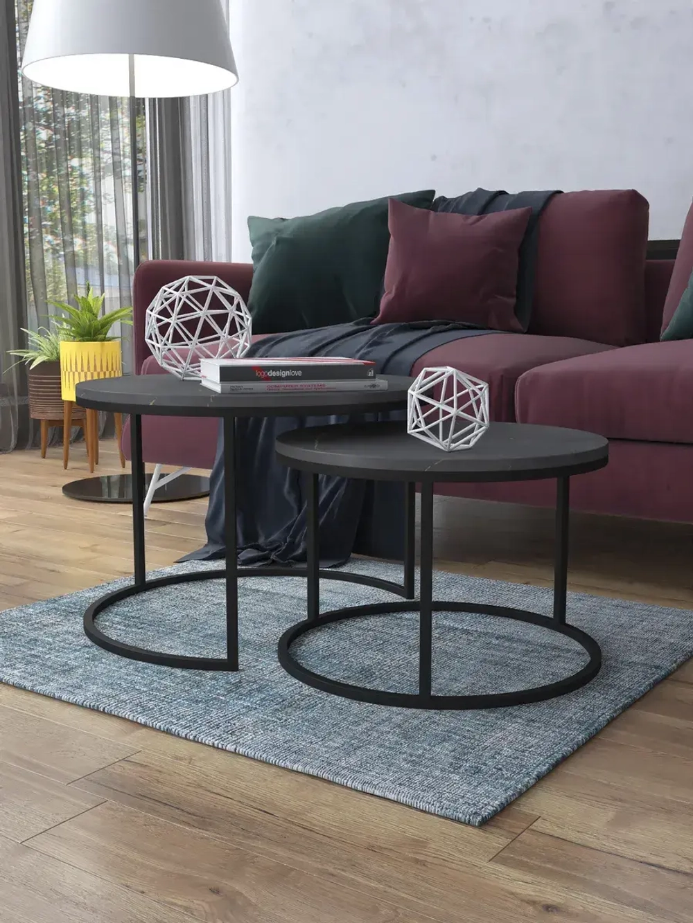 Комплект журнальных столов Акцент - ЧЗЧ - МДФ в ПВХ