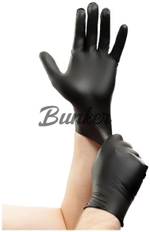 Перчатки винилнитриловые черные L