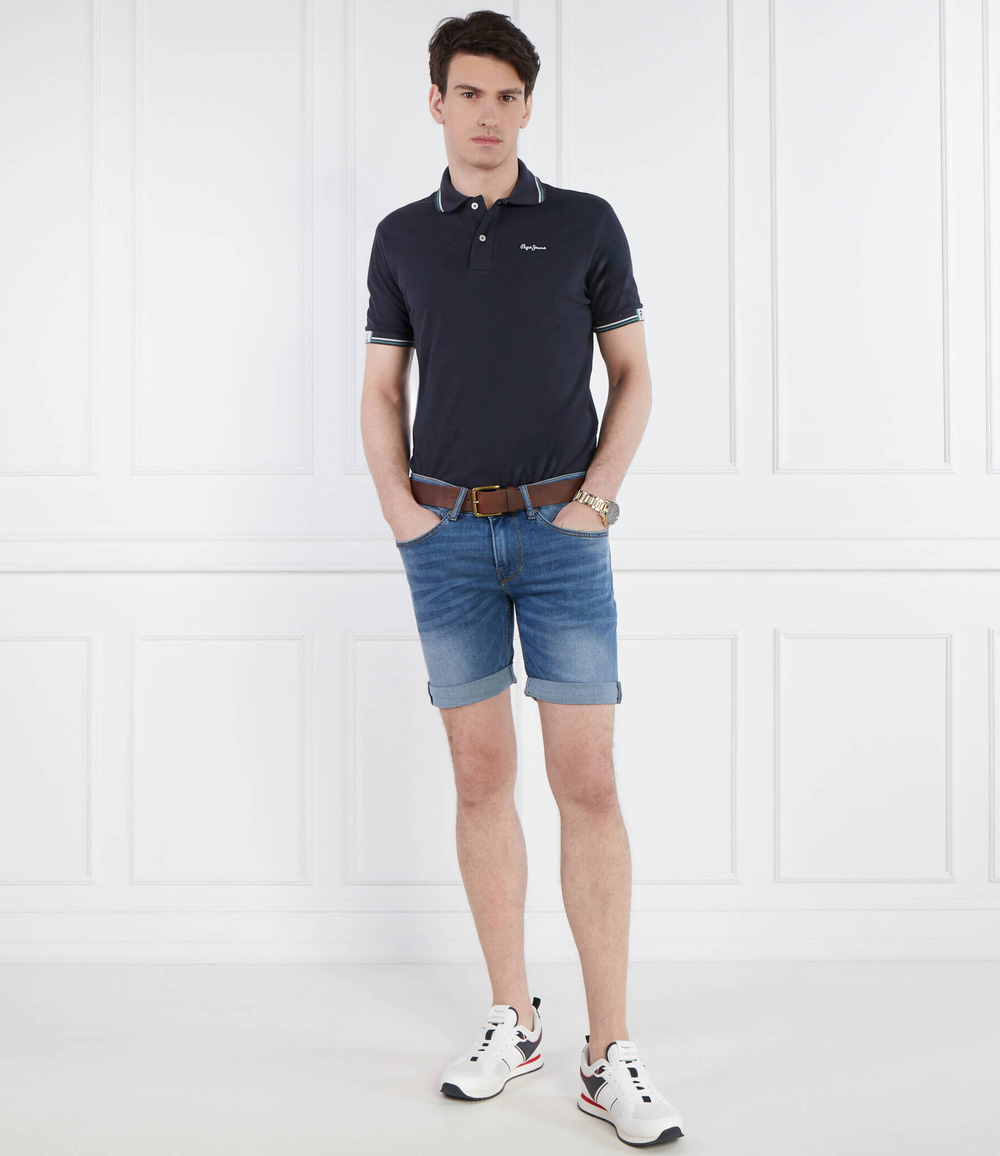 Поло HARLEY Pepe Jeans London - темно-синий(PM542156)