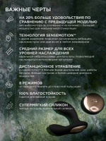 Черный вибромассажер простаты с пультом ДУ Hugo 2 Remote