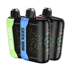 Одноразовая электронная сигарета GEEK BAR Pulse X 25000 с быстрым зарядом и 25000 затяжками. Доступна для покупки в СКИДОНЕ за 1570 рублей. Оптовая цена от 1370 рублей