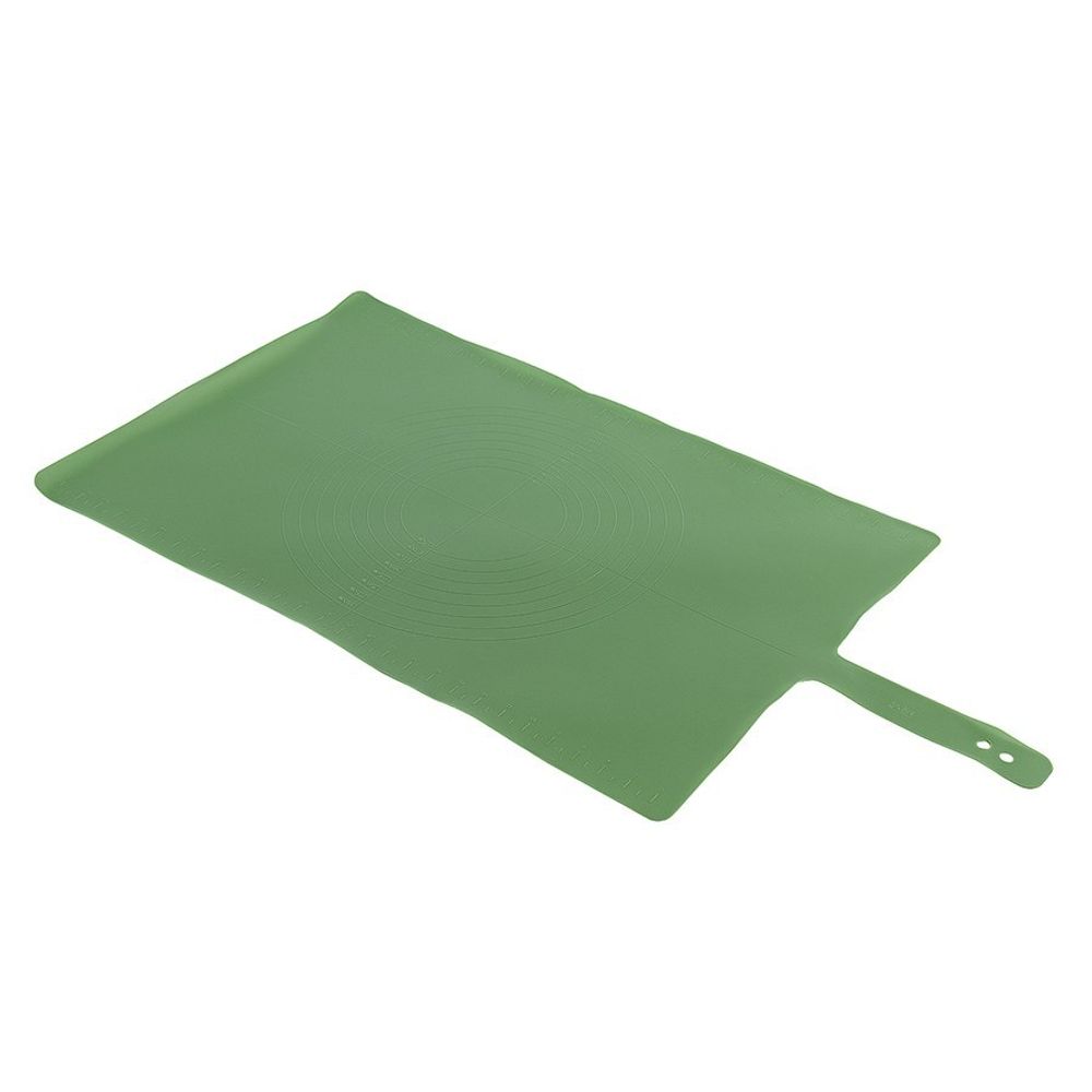 Силиконовый коврик для теста с мерными делениями Foss SS-KM-SLC-GRN, 37.7 х 57.4 см, зеленый