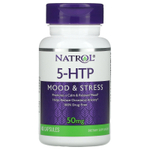 Natrol, 5-HTP, Настроение и стресс, 50 мг, 45 капсул