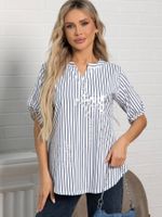 Блуза Сальма (белая/полоска) Б15538-4М LT Collection
