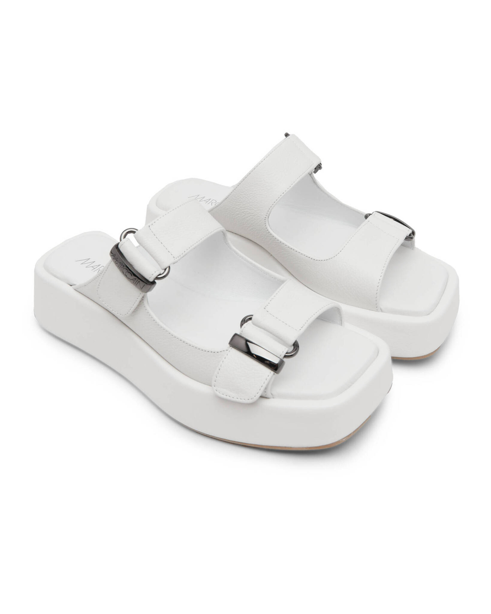 Кожаные шлепанцы Marc Cain - белый(UB SG.04 L04)