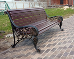 Скамейка чугунная «Парк Чаир»