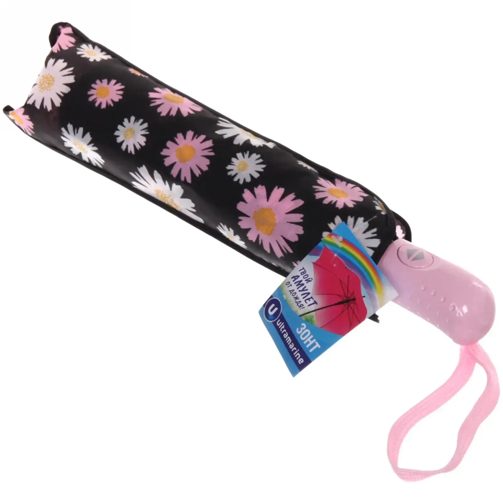 Зонт женский автомат «Ультрамарин - Эллегия», микс 6 цветов, 8 спиц, d-96см, длина в слож. виде 28см