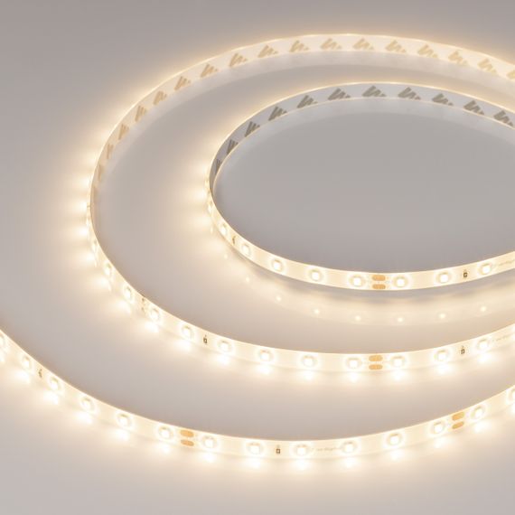 Светодиодная лента Arlight RTW-SE-A60-8mm 24V Warm3000 (4.8 W/m, IP65, 2835, 5m) 021556(2)