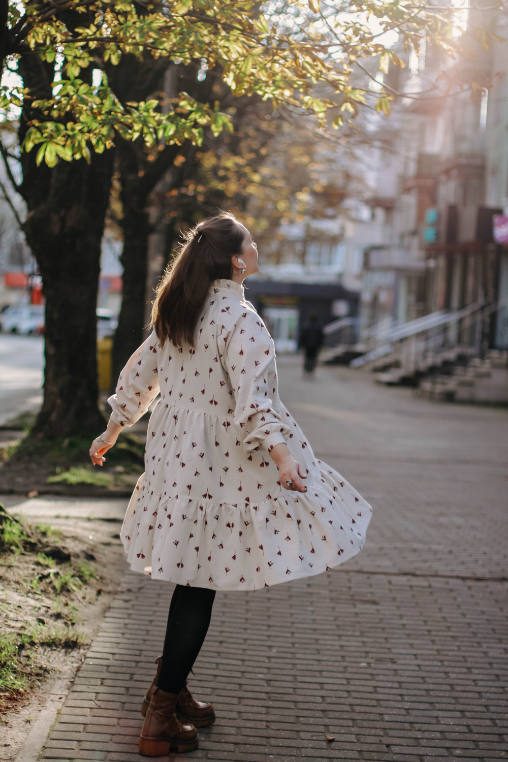 Уютное платье из теплого хлопка