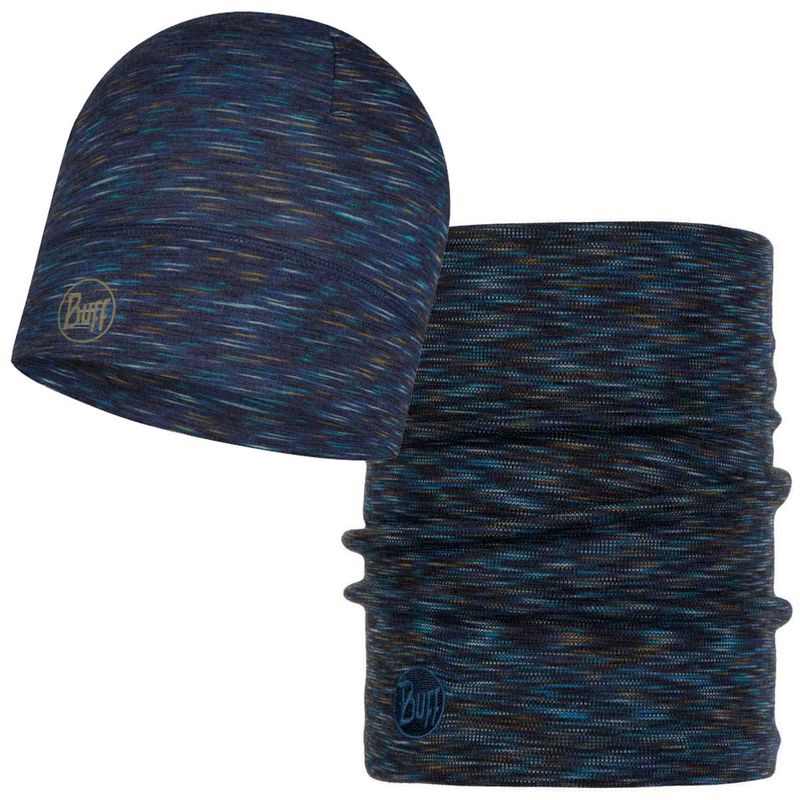 Комплект шапка-шарф Buff Denim Multi Stripes Фото 1