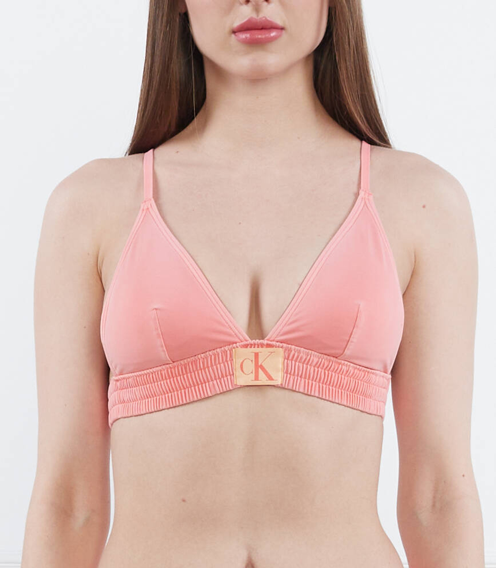 Топ бикини CK AUTHENTIC-S Calvin Klein Swimwear - коралловый(KW0KW01974)