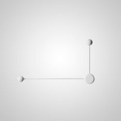 Бра Pin Wall Light A Black By Imperiumloft