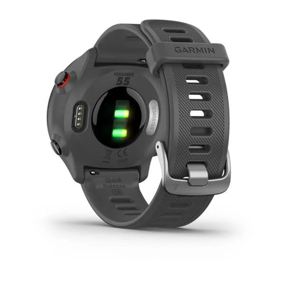 Умные часы Garmin Forerunner 55 42 мм, серый (Montera Grey)