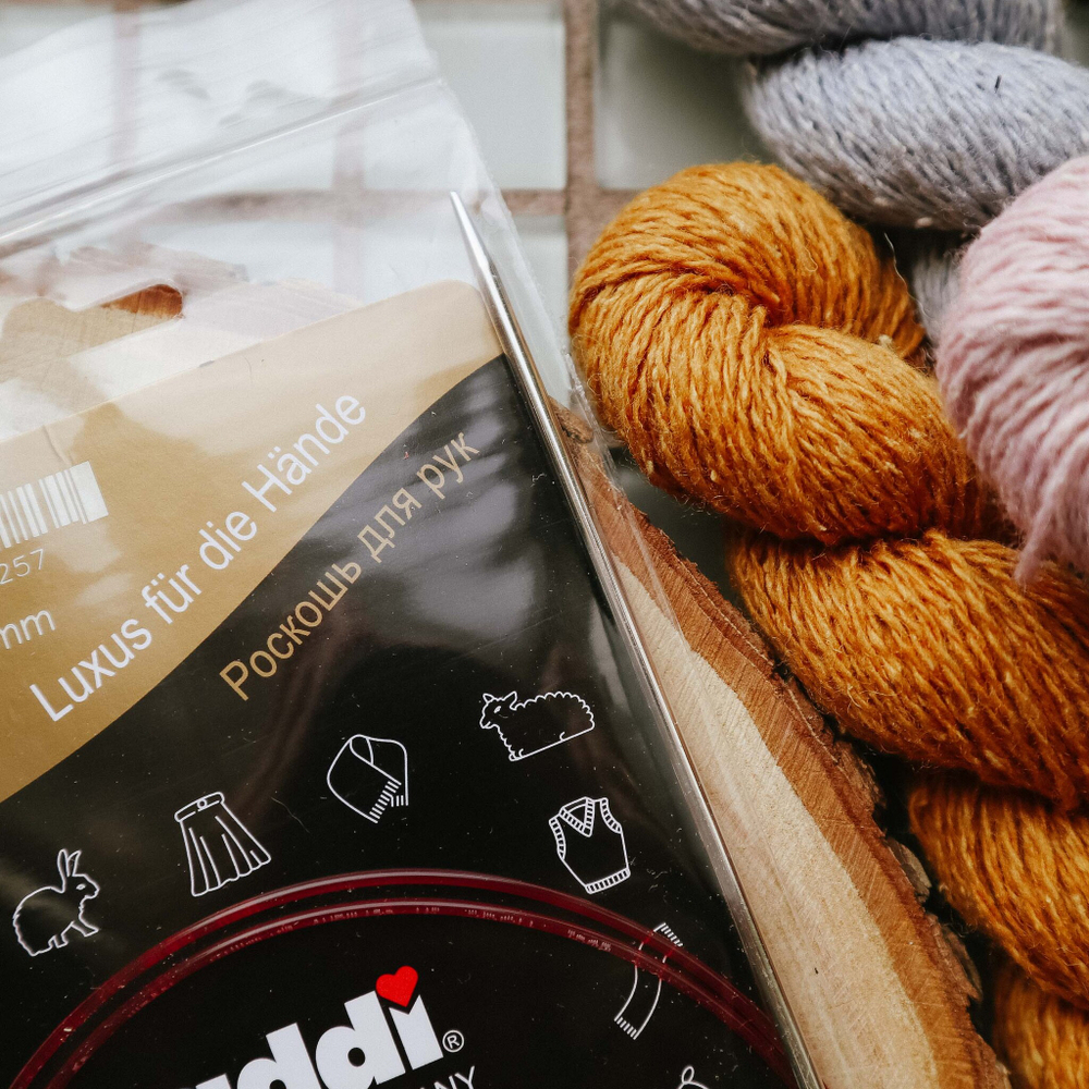 Спицы круговые с удлиненным кончиком, addiClassic Lace 100 см