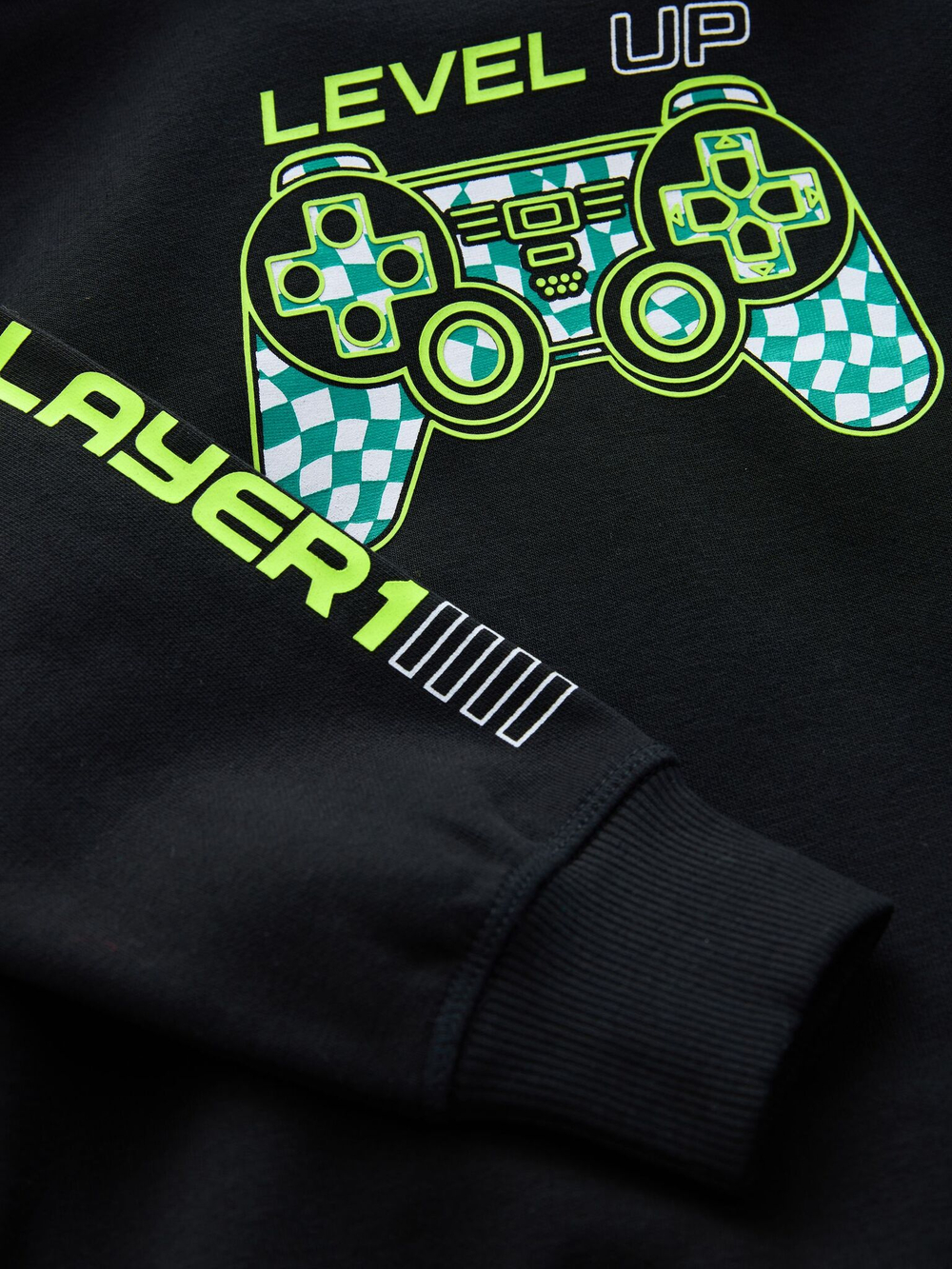 Толстовка с капюшоном для мальчика Next E43-856, Черный