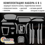 Geely Atlas Pro (2021) - комплект защитных пленок 6 в 1. Пленка защитная ControlTek HYBRID со слоем TOP COAT. Толщина: 6 mil. (175 мкм.)