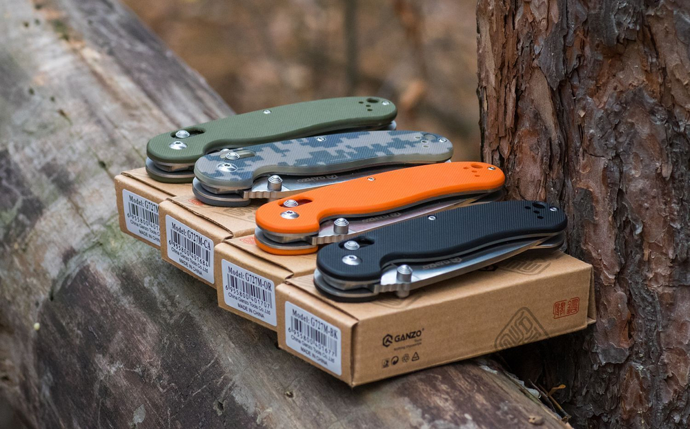 Нож Ganzo G727M черный, G727M-BK