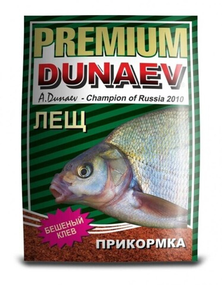 Прикормка "DUNAEV-PREMIUM" 1кг Лещ Красная