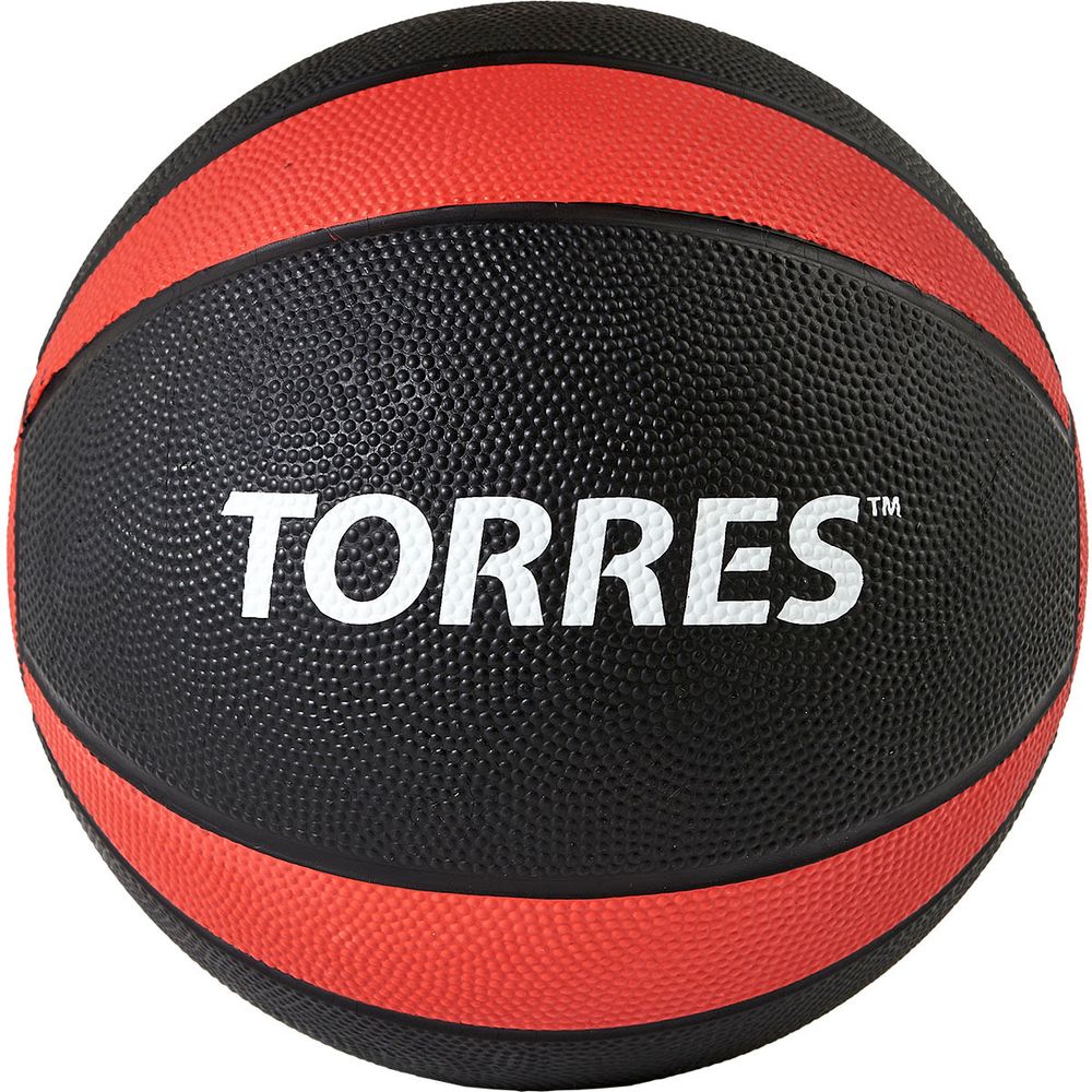 Медбол TORRES AL00226, 6кг., чёрно-красный