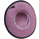 Шляпа женская с широкими полями «TiraMiSu- Бэлла», микс 6 цветов, р58, ширина полей 11 см