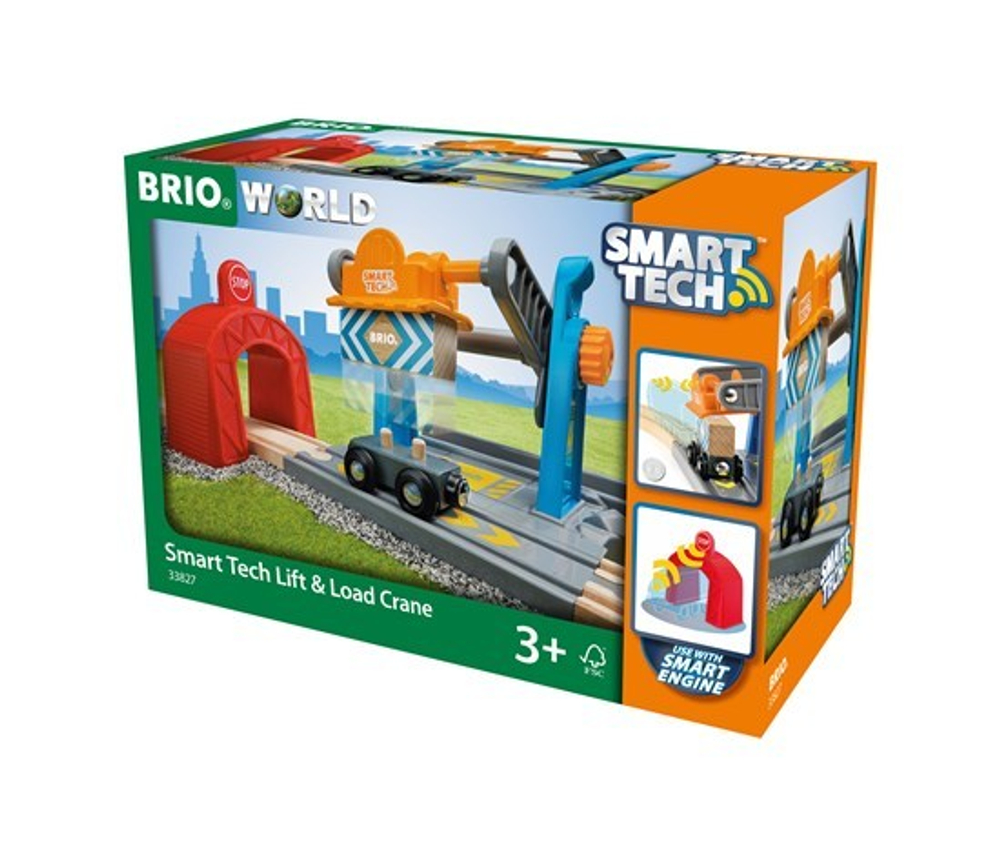 BRIO SmartTech Туннель с подъёмным краном