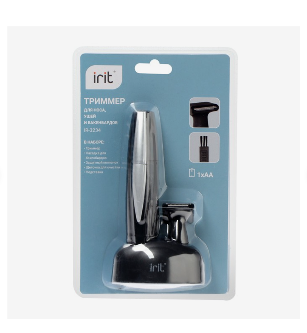 Триммер Irit IR-3234 для носа, ушей и бакенбардов